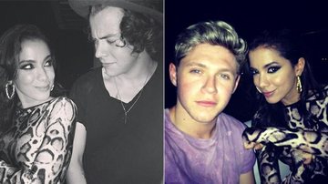 Anitta com Harry e Niall do One Direction - Instagram/Reprodução