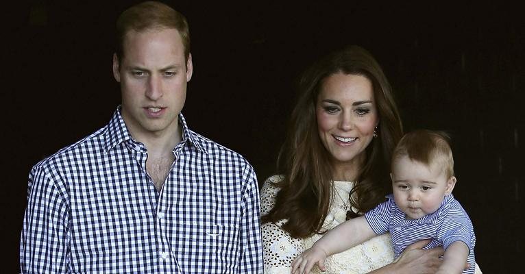 Príncipe William, Kate Middleton e George - Reuters