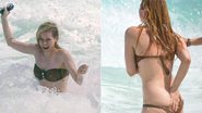 Avril Lavigne quase mostra demais durante banho de mar no México - Grosby Group