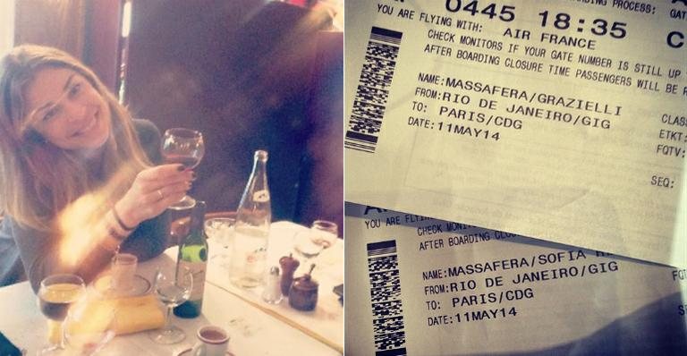 Grazi Massafera curte viagem a Paris com a filha, Sofia, e amigos - Reprodução/Instagram