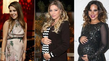 Famosas inspiram looks de grávida - Foto-montagem