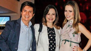 Xororó, Noely e a filha, Sandy - Amauri Nehm e Marcos Ribas/Photo Rio News
