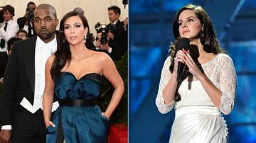 Kanye West contrata Lana Del Rey para cantar no seu casamento com Kim Kardashian - Getty Images