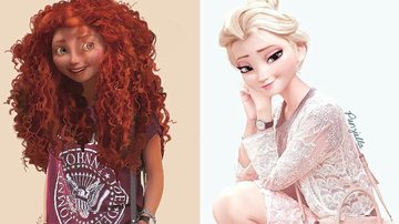 Personagens da Disney com looks atuais - Reprodução / E!Online