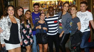 Famosos se encontram em restaurante no Rio de Janeiro - Marcello Sá Barretto/AgNews