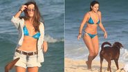 Giovanna Lancellotti em dia na praia - Delson Silva / AgNews