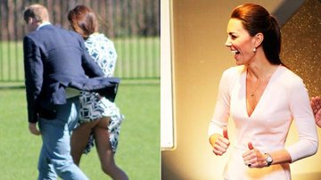 Kate Middleton é traída pelo vento - Revista Bute/Reprodução e Reuters