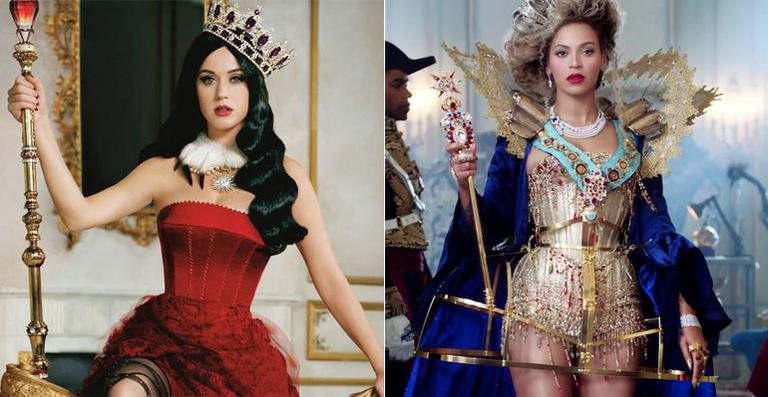 Katy Perry e Beyoncé - Divulgação