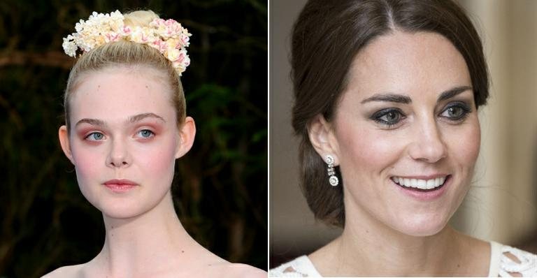 Elle Fanning e Kate Middleton - Getty Images