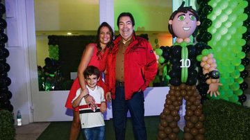 Fausto Silva comemora o aniversário de 10 anos do filho, João Guilherme - Manuela Scarpa/Photo Rio News