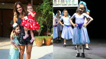 Maria, filha de Rodrigo Faro e Vera Viel, mostra o talento no sapateado - Manuela Scarpa/Photo Rio News e Instagram/Reprodução
