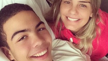 Milene Domingues posta foto ao lado de Ronald: "Meu filh?o está se recuperando muito bem" - Instagram/Reprodução