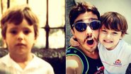 Thiago Rodrigues e o filho - Reprodução/ Instagram