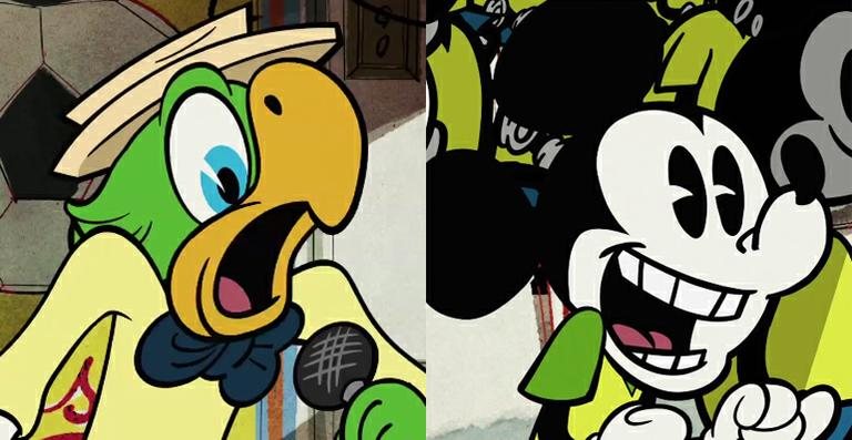Disney lança curta animado com Zé Carioca  e Mickey - Reprodução