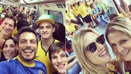 Famosos vão ao estádio usando o transporte público em São Paulo - Instagram/Reprodução