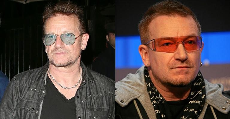 Com aparência envelhecida, Bono Vox vai a restaurante em Londres - AKM-GSI/Splash