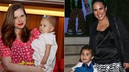 Carolinie Figueiredo dá parabéns à Wanessa por parto natural do segundo filho - Foto-montagem