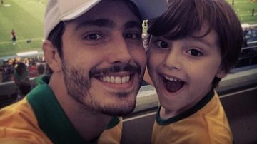 Thiago Rodrigues com o filho, Gabriel - Reprodução / Instagram