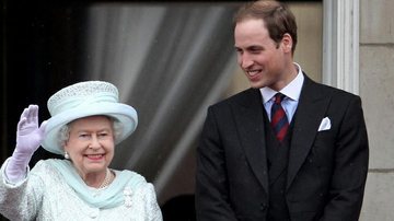 Rainha Elizabeth II e o príncipe William - Getty Images