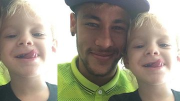 Neymar e o filho, Davi Lucca - Reprodução / Instagram