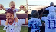 Fergie, Josh Duhamel e Axl Jack - Reprodução / Instagram