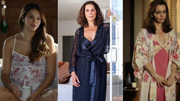 Pijamas e camisolas das personagens de Em Família - Reprodução/TV Globo
