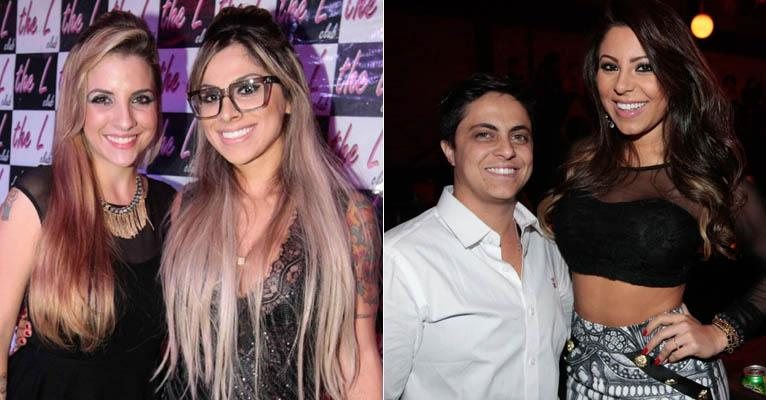Ex-BBBs Clara e Vanessa curtem festa juntas após briga - Leo Franco/ AgNews