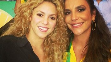 Shakira e Ivete Sangalo - Reprodução / Instagram