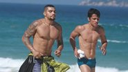 Naldo Benny se exercita na praia - Dilson Silva/ AgNews