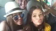 Bruna Marquezine vai ao jogo do Brasil com o pai de Neymar e a cunhada Rafaella - Reprodução Instagram