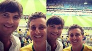 Ashton Kutcher e Luciano Huck - Reprodução / Instagram