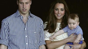 Príncipe William, Kate Middleton e príncipe George - Reuters