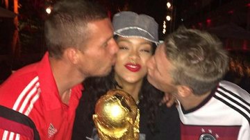 Os momentos de Rihanna na final da Copa do Mundo - Reprodução/ Twitter