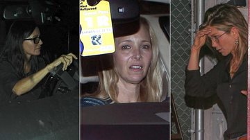 Courtney Cox, Lisa Kudrow e Jennifer Aniston jantam juntas em Los Angeles - AKM / GSI
