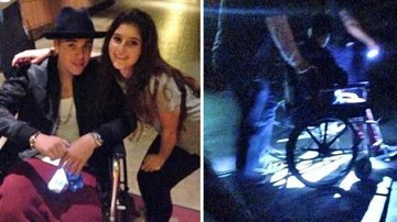 Justin Bieber é flagrado em cadeira de rodas na Disney - TMZ/Reprodução/Twitter