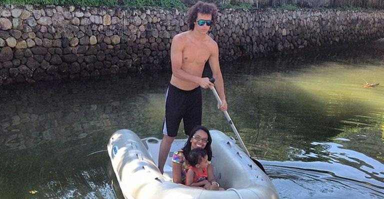 David Luiz curte férias com a irmã e o sobrinho - Instagram/Reprodução