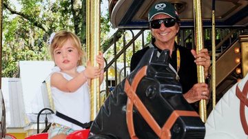 Emerson Fittipaldi e família - Legoland Florida
