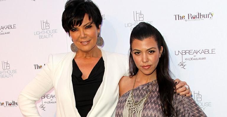 Kourtney Kardashian e Kris Jenner - Getty Images