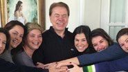Silvio Santos com as filhas no Dia dos Pais - Instagram/Reprodução
