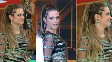 O penteado de Juliana Paiva na Dança dos Famosos - Reprodução/TV Globo