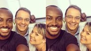 Thiaguinho e Fernanda Souza posam com Dr. Gê, do BBB - Reprodução / Instagram