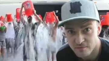Justin Timberlake toma banho de água fria para arrecadar dinheiro para caridade - Reprodução Instagram