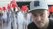Justin Timberlake toma banho de água fria para arrecadar dinheiro para caridade - Reprodução Instagram