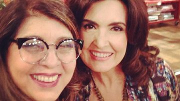 Convidada do 'Encontro', Roberta Miranda faz selfie com Fátima Bernardes - Reprodução Instagram