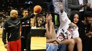 Rihanna assista ao ex Chris Brown em jogo de basquete - AKM GSI