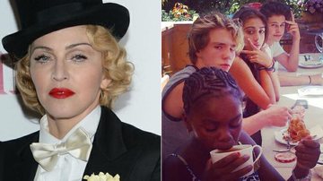 Madonna mostra foto dos filhos juntos e crescidos - Getty Images e Instagram/Reprodução