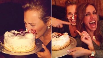 Thalia comemora 43 anos e leva bolo na cara - Reprodução / Instagram