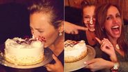 Thalia comemora 43 anos e leva bolo na cara - Reprodução / Instagram