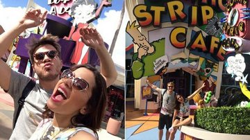 Anitta e Thiago Fortes em Orlando - Instagram/Reprodução