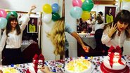Alessandra Negrini ganha festa de aniversário - Twitter/Reprodução
